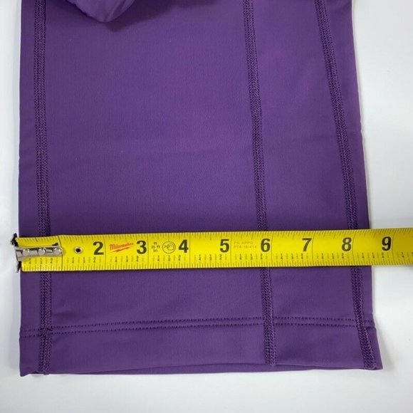 L L Bean Womens Straight Leg Pants Purple Stretch - Picture 4 of 9